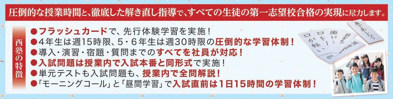 新年度生 新小1から新小6 募集中